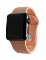 Geschikt Voor Smart Watch Sport Band -  Grapefruit - 38mm En 40mm - SM - Geschikt Voor Smart Watches - Maat: 38 en 40