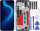 Lcd-scherm en digitizer volledige montage met frame voor Huawei Honor X10 5G (blauw)