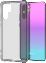 Schokbestendige transparante TPU zachte hoes voor Huawei P30 Pro (grijs)