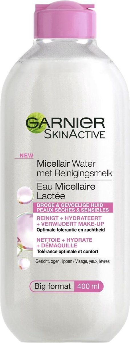Garnier Skinactive Face SkinActive Micellair Water met Reinigingsmelk -  Droge,... | bol.com