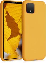 kwmobile telefoonhoesje geschikt voor Google Pixel 4 - Hoesje voor smartphone - Back cover in honinggeel