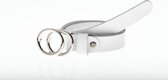 Elvy Fashion - Belt 25842 Plain - White Silver - Size 75