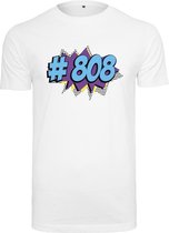 Urban Classics Heren Tshirt -XL- 808 Pop Wit