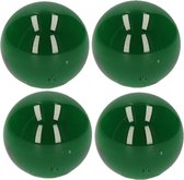 5x stuks knikker groen 6 cm - Bonken - Mega grote knikkers speelgoed