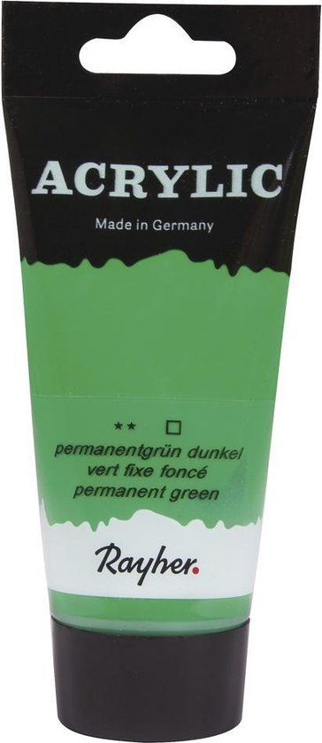 Vert Herbe Peinture acrylique