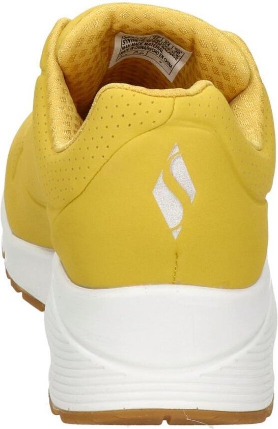 Skechers Uno -Stand On Air Dames Sneakers - Yellow - Maat 36