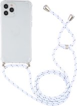 Mobigear Doorzichtig Telefoonhoesje geschikt voor Apple iPhone 12 Pro Max Flexibel TPU | Mobigear Lanyard Hoesje met koord | Doorzichtig Hoesje iPhone 12 Pro Max - Transparant