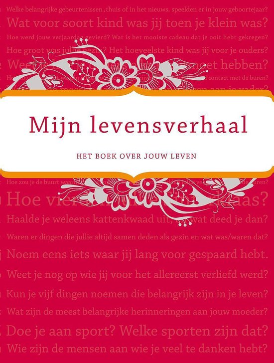 Boek: Mijn levensverhaal, geschreven door Elma van Vliet