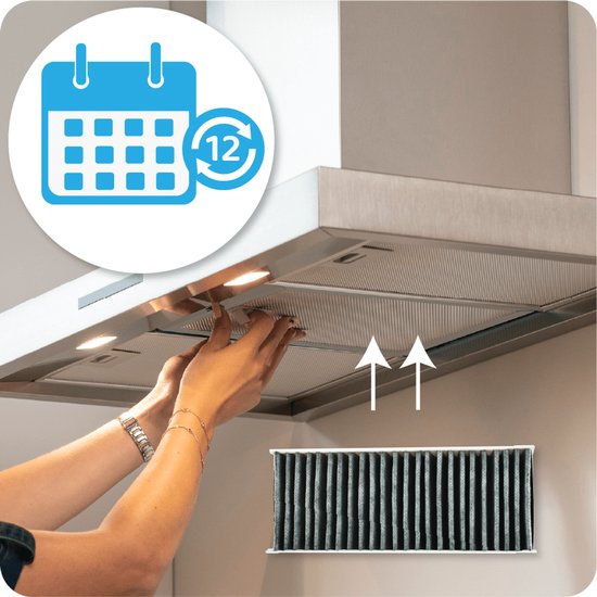 Lot 4 Filtres à Charbon Actif Haute Performance – Compatible Siemens HZ9VRCR0, Bosch HEZ9VRUD0, Neff, Gaggenau