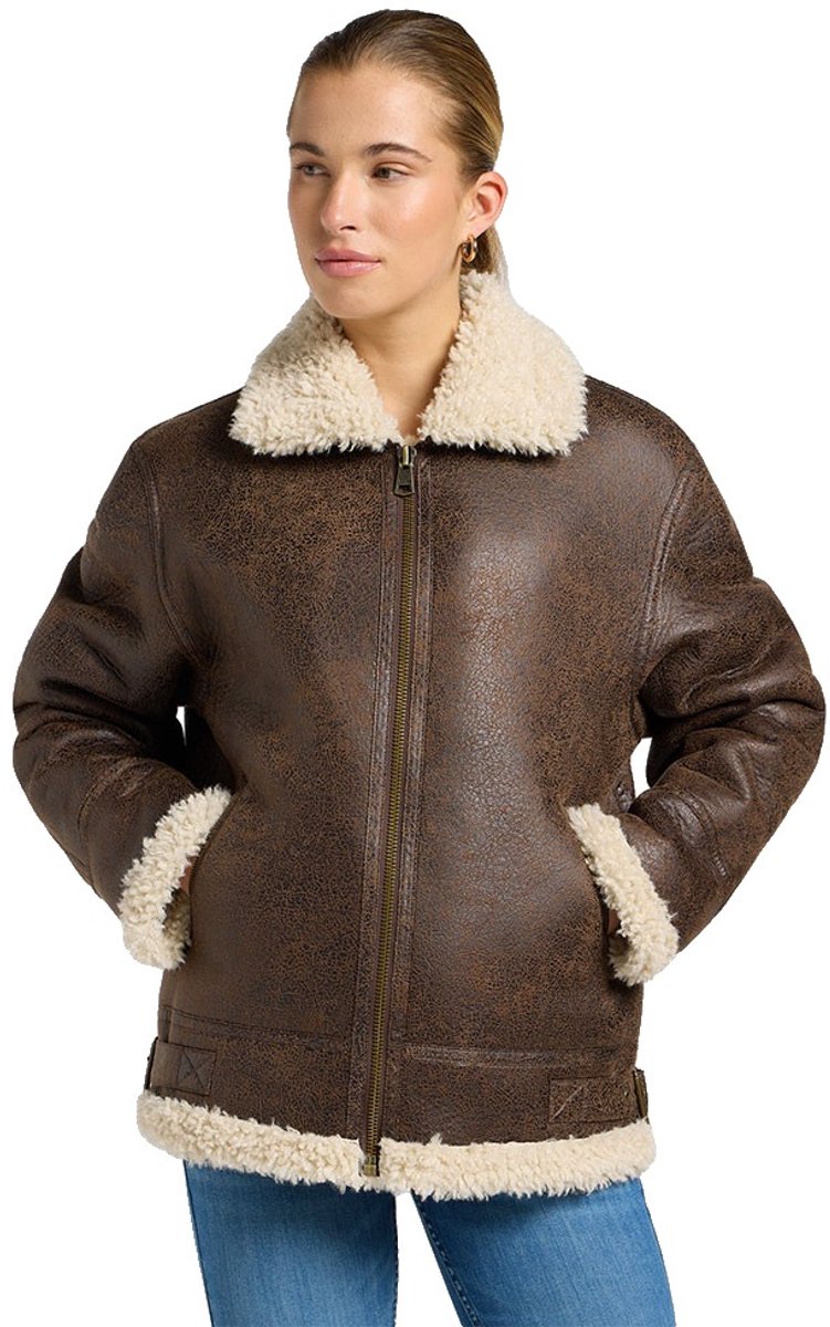 Lee 112371079 Jas M Vrouw Bruin