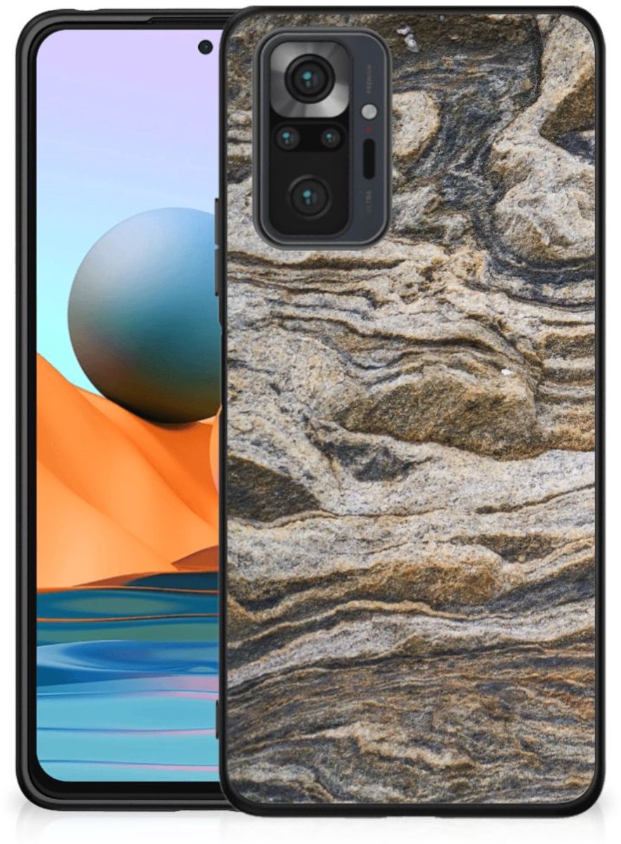 Xiaomi Redmi Note 10 Pro Marmeren Print Telefoonhoesje Steen