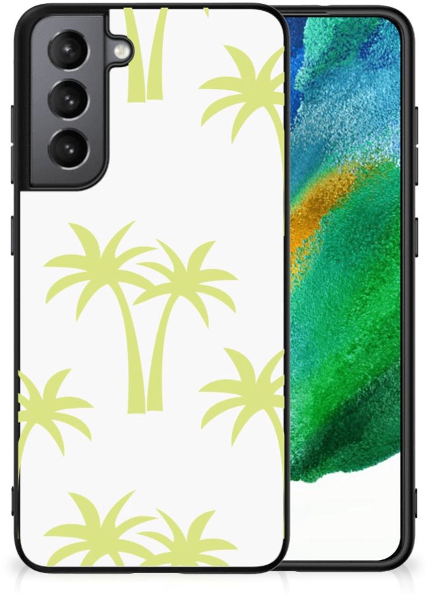 Samsung Galaxy S21FE Bloemen Hoesje Palmtrees