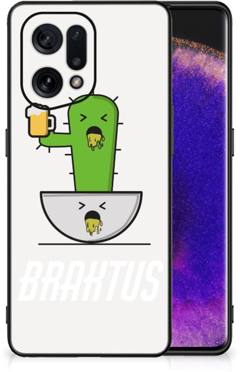Back Cover voor OPPO Find X5 Hoesje Braktus