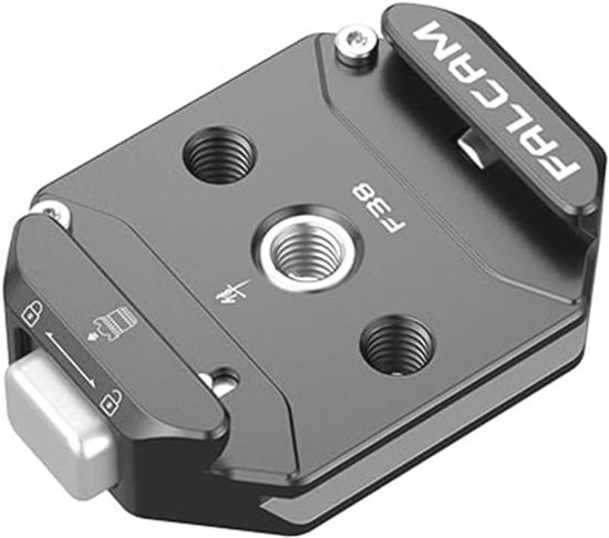 FALCAM F38 V2 Multi-Hole Camera Quick Release Plate Base Aluminium Legering met 1/4 3/8 Schroefdraad Basis voor Camera's, Statieven, Monopoden, Stabilisatoren, Glijbanen FALCAM F38 V2 Multi-Hole Camera Quick Release Plate Base Aluminium Legering met 1/4 3/8 Schroefdraad Basis voor Camera's, Statieven, Monopoden, Stabilisatoren, Glijbanen