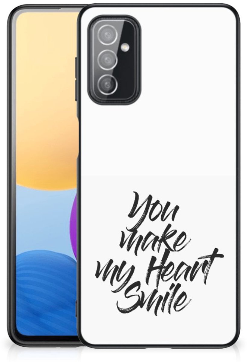 Samsung Galaxy M52 Telefoon Hoesje met tekst Heart Smile