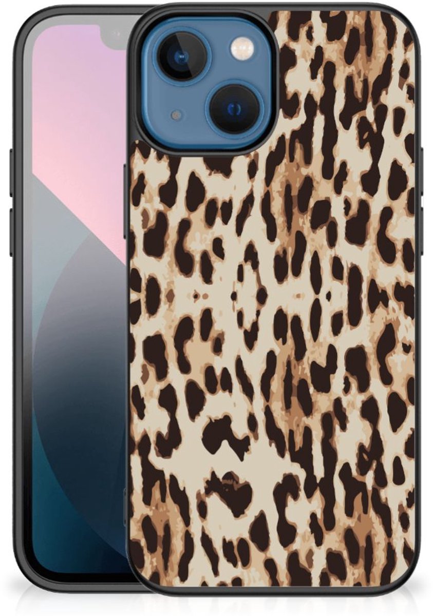 Apple iPhone 13 mini Dierenprint Telefoonhoesje Leopard
