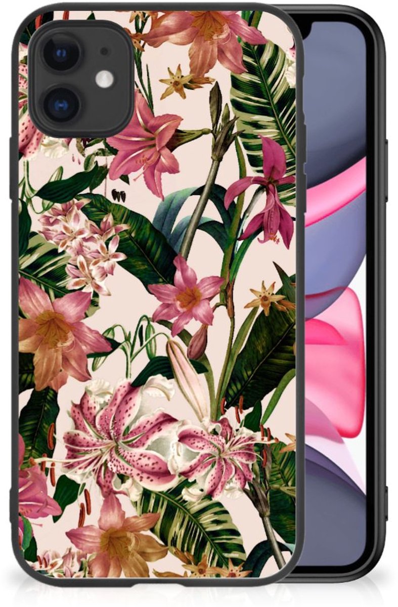iPhone 11 Bloemen Hoesje Flowers