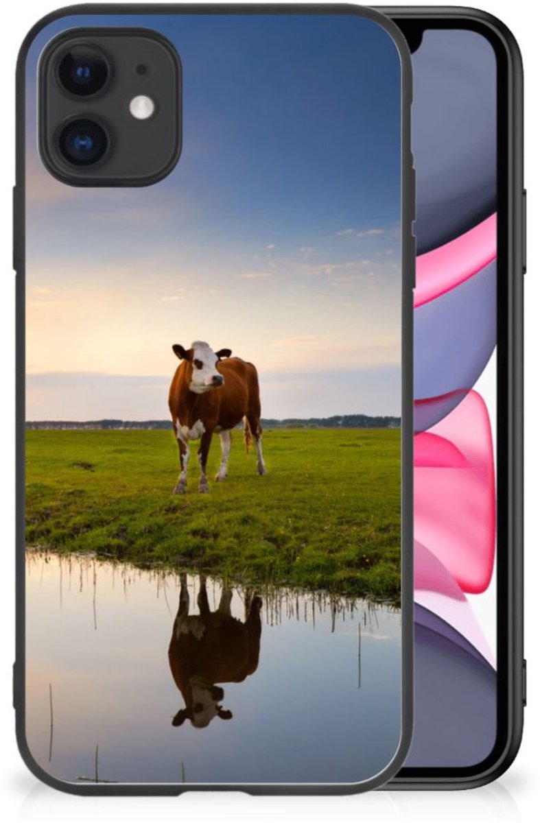 iPhone 11 Dierenprint Telefoonhoesje Koe