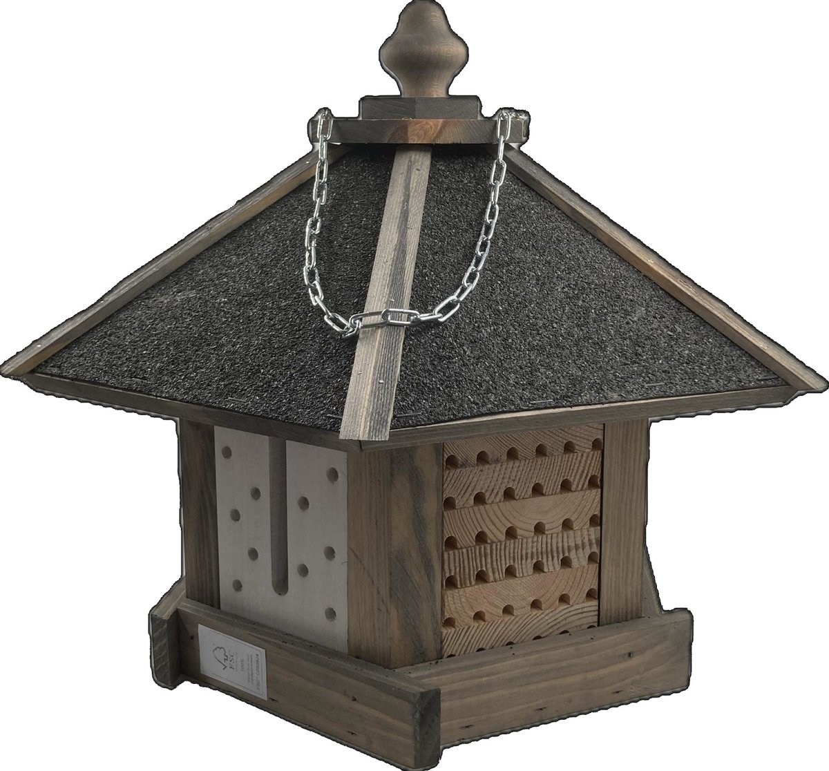 GARDEN SPIRIT Insectenhotel - Hangend aan ketting - 41 x 49 x 40 cm