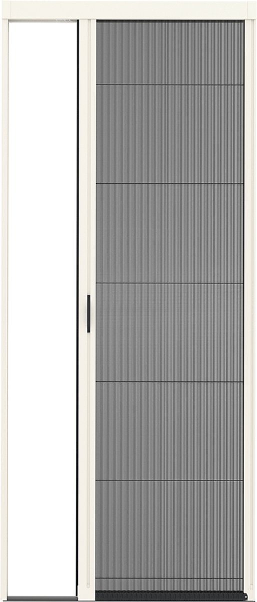 Livn plissehor deur Excellent 96x200cm wit - Volledig voorgemonteerde cassette - Barrière-vrije doorloop - Montage in het kozijn