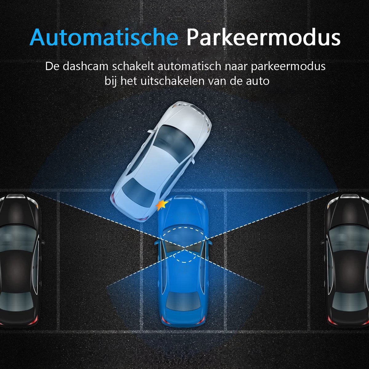 Tech Essentials S1 Dashcam - 720P - SD Kaart 64GB - Met Achteruitrijcamera - USB-C - Voor Auto Camera - Voor En Achter - Nachtzicht thumbnail 4