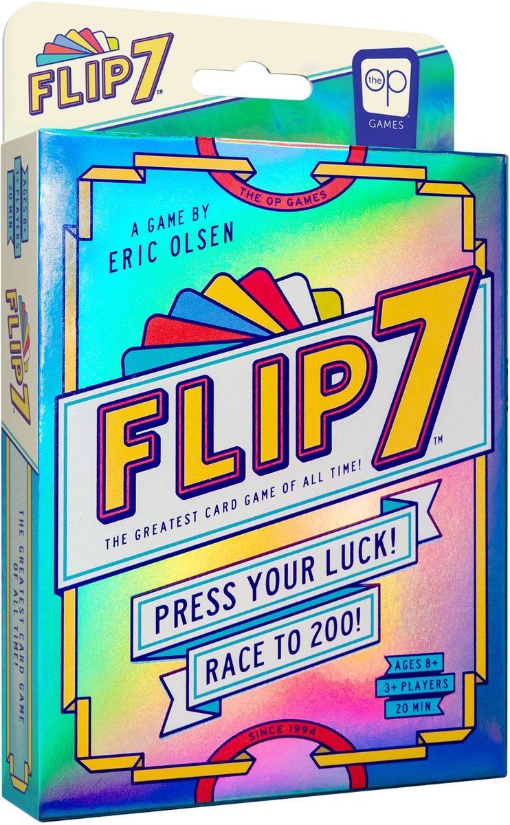Flip 7 Kaartspel - Compact Familiespel - Mix van Geluk en Strategie - Partyspel - Snel en Makkelijk te Leren - Engels — afbeelding 3