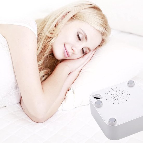 White Noise – White Noise Machine – White Noise Baby – Witte Ruis – Draadloos en Oplaadbaar Muziekdoosje