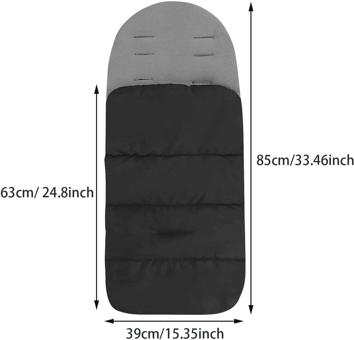 Winter Baby Warm Slaaptas - Universele Voetenzakken voor Kinderwagens – foto 2