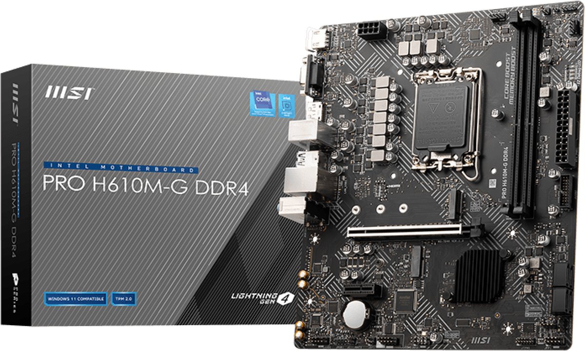 Motherboard MSI PRO H610M-G DDR4 LGA1700