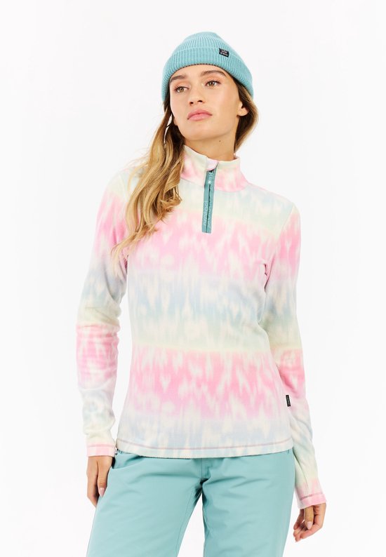 Protest PRTRefuzzy – Haut zippé 1/4 pour femme – Blue glacier