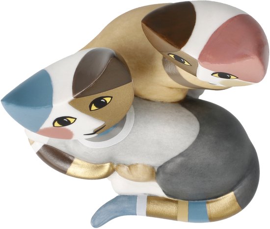 Goebel - Rosina Wachtmeister | Statue décorative Kaja e Mika | Porcelaine - 8cm - 2025