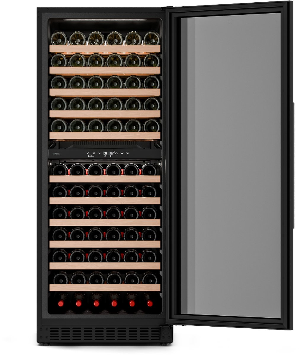 Klarstein Velaire wijnkoelkast met twee zones - 122 flessen, - Klarstein - €1.306,99