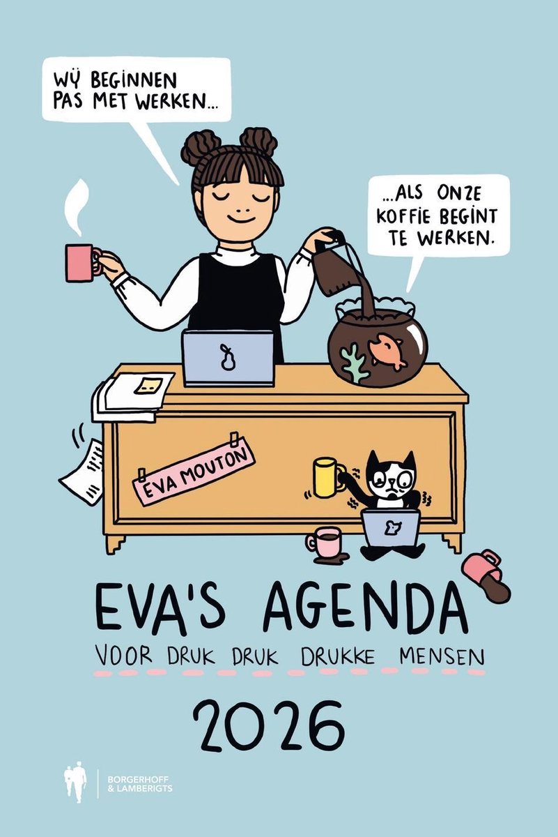 Eva's agenda - 2026 - A5 - 7 dagen op 2 pagina's