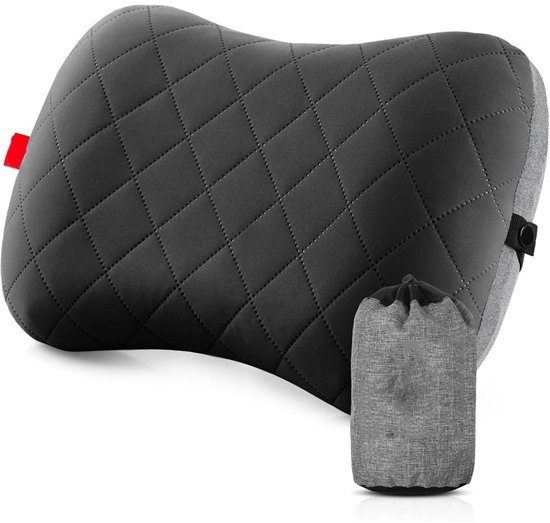 ComfiLife Reiszitkussen, draagbaar vliegtuigzitkussen, gelroosterontwerp voor ultiem zitcomfort, opvouwbaar kussen voor vliegtuigstoelen, kamperen, bleekmiddelen, vluchten, pendelen