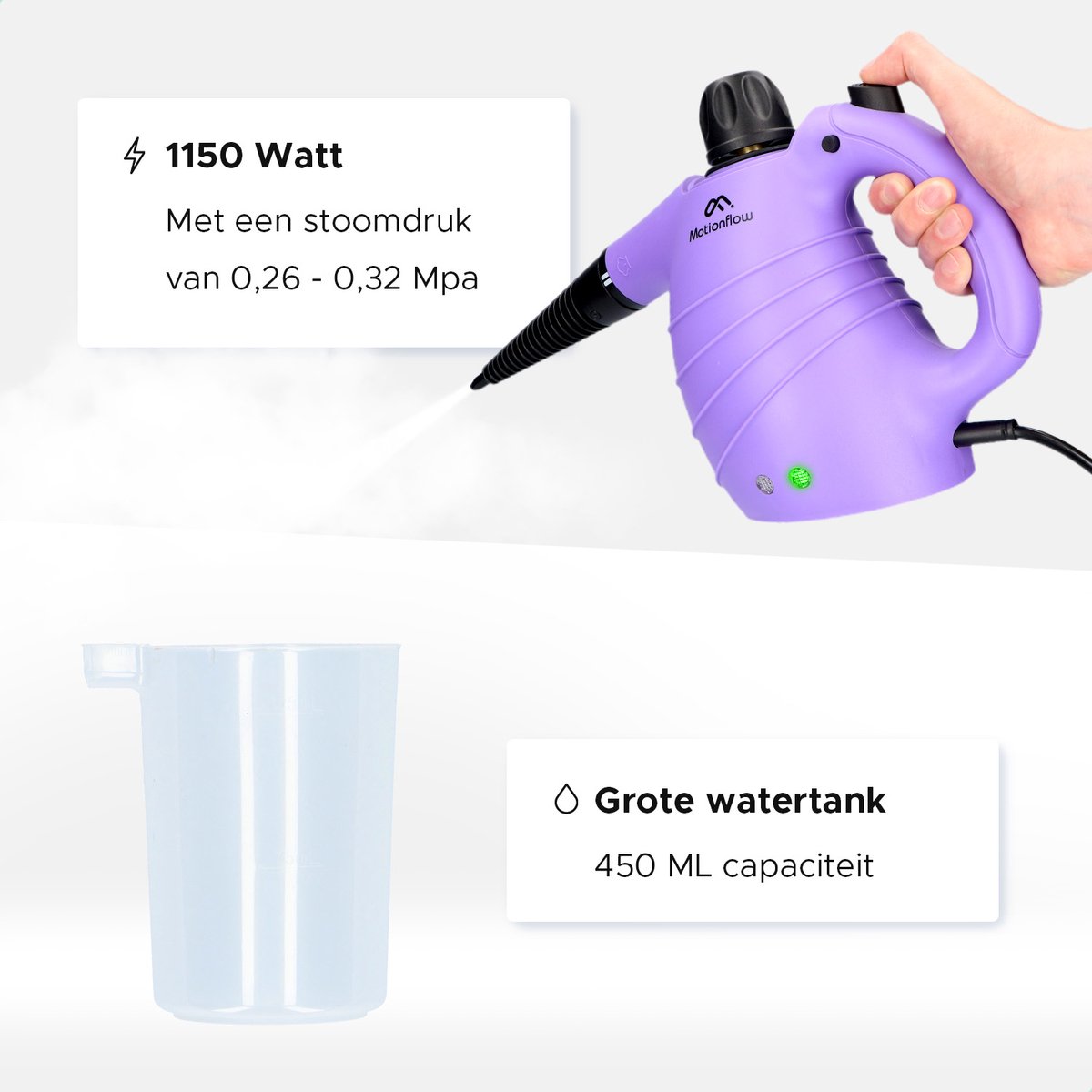 Motionflow 14-in-1 Stoomreiniger thumbnail 2