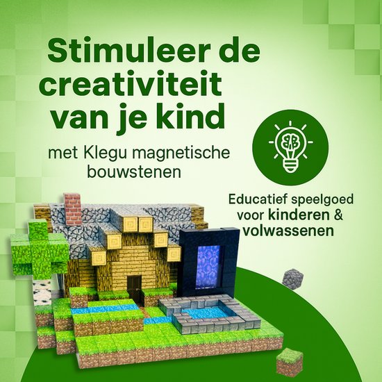 Magnetisch speelgoed – magnetisch bouwspeelgoed 510 stuks – magnetische bouwstenen – montessori speelgoed – magneten speelgoed - Villa
