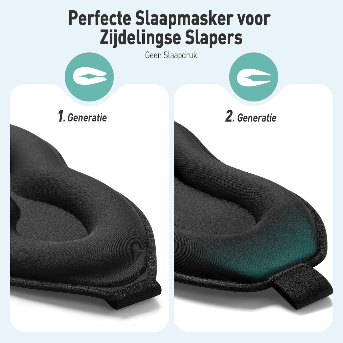 INNELO 3D-slaapmasker voor heren en dames, 2025 pagina's, verbeterd