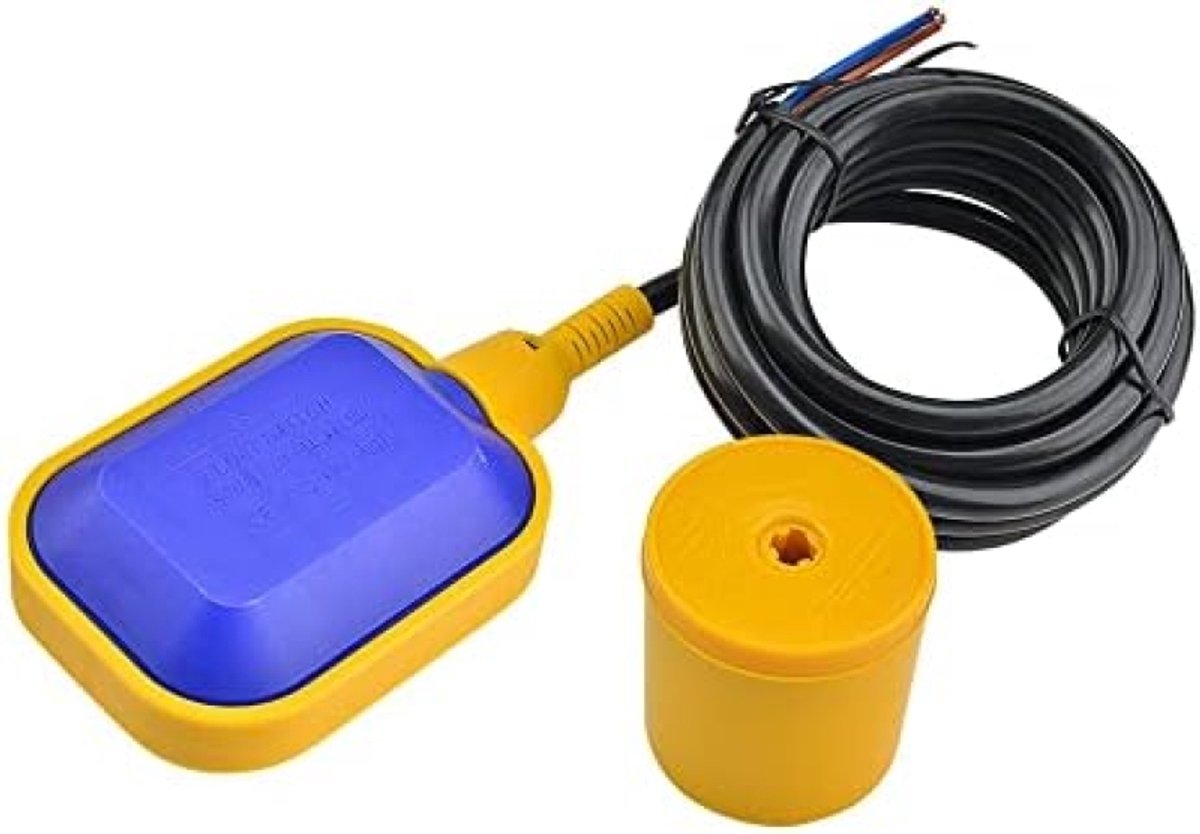 3 meter kabel waterniveauregelaar, automatische instelschakelaar, rechthoekige vlotterschakelaar voor watertanks, zwembaden en vloeistoftanks, AC 220V-380V