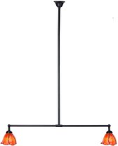 Tiffany T-lamp 2 lichts Tender Poppy - Art Deco Trade
