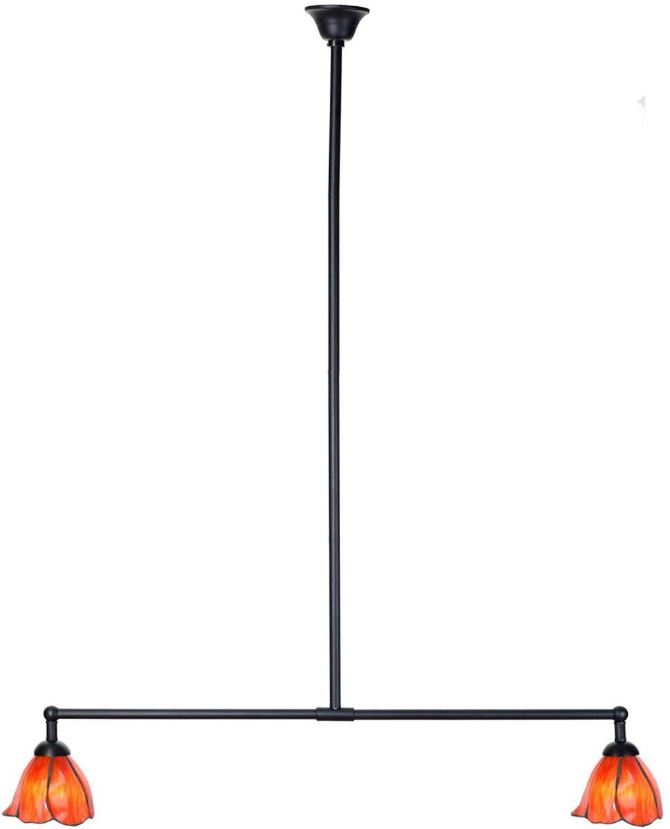 Tiffany T-lamp 2 lichts Tender Poppy - Art Deco Trade