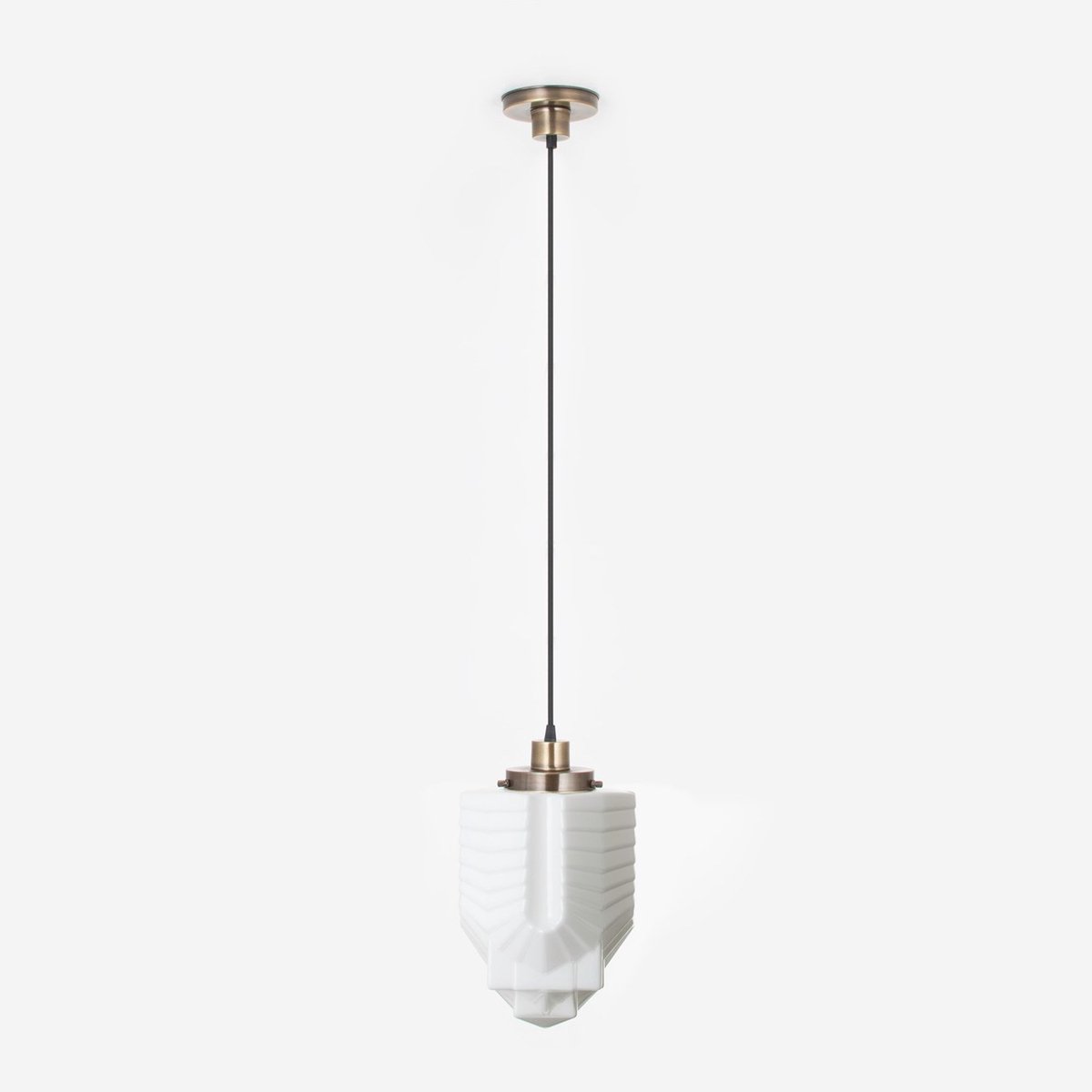 Coloured by Art Hanglamp aan snoer ''Chrysler'' 20's Brons - Art Deco Trade