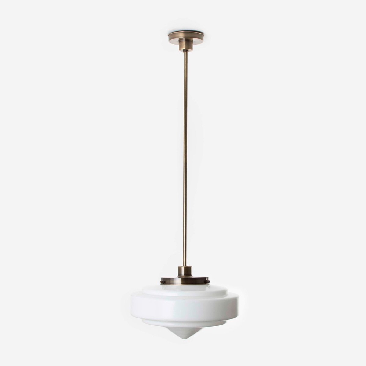 Coloured by Art Hanglamp Pointy Stairs 20's Brons - Art Deco Trade