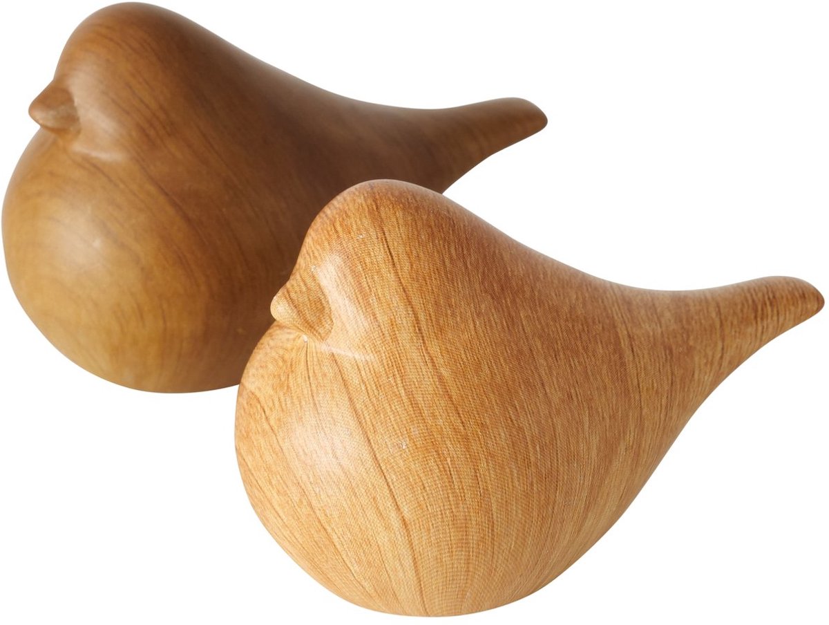 Beeld vogel keramiek H6cm