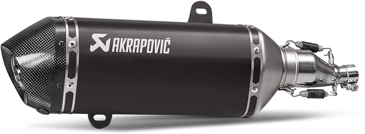 Akrapovic Slip-On Line (SS) Vespa GTS125/150 I.E Super 2021- (S-VE125SO2-HZBL) - Slip-On Exhaust