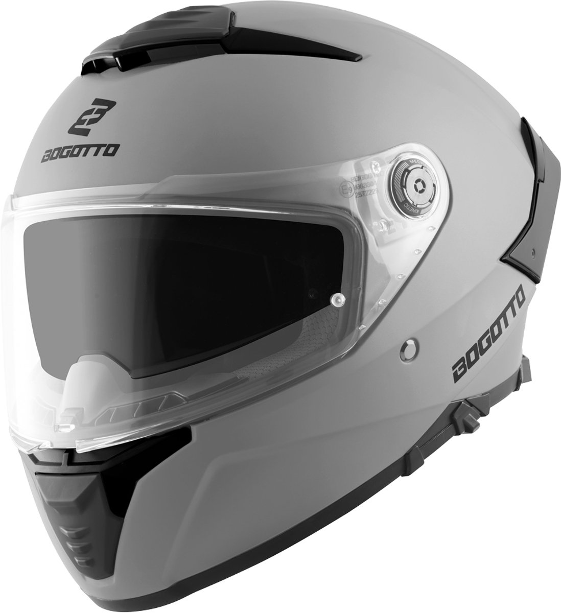 Bogotto FF118 Mat Grijs Integraalhelm - Maat L - Helm