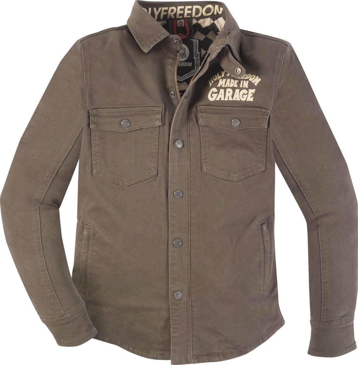 HolyFreedom Marrom Bruin Textiele Motorjas - Jas