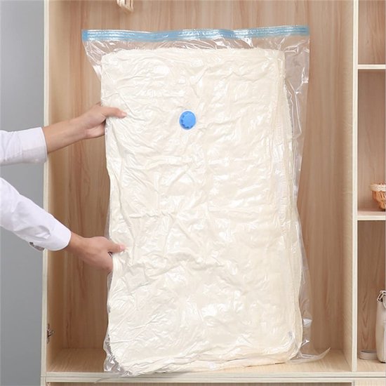 Famanu - Vacuümzakken Voor Kleding 10 Stuks Herbruikbare Kledingopbergzakken Met Dichte Sluiting Voor Reis En Opslag