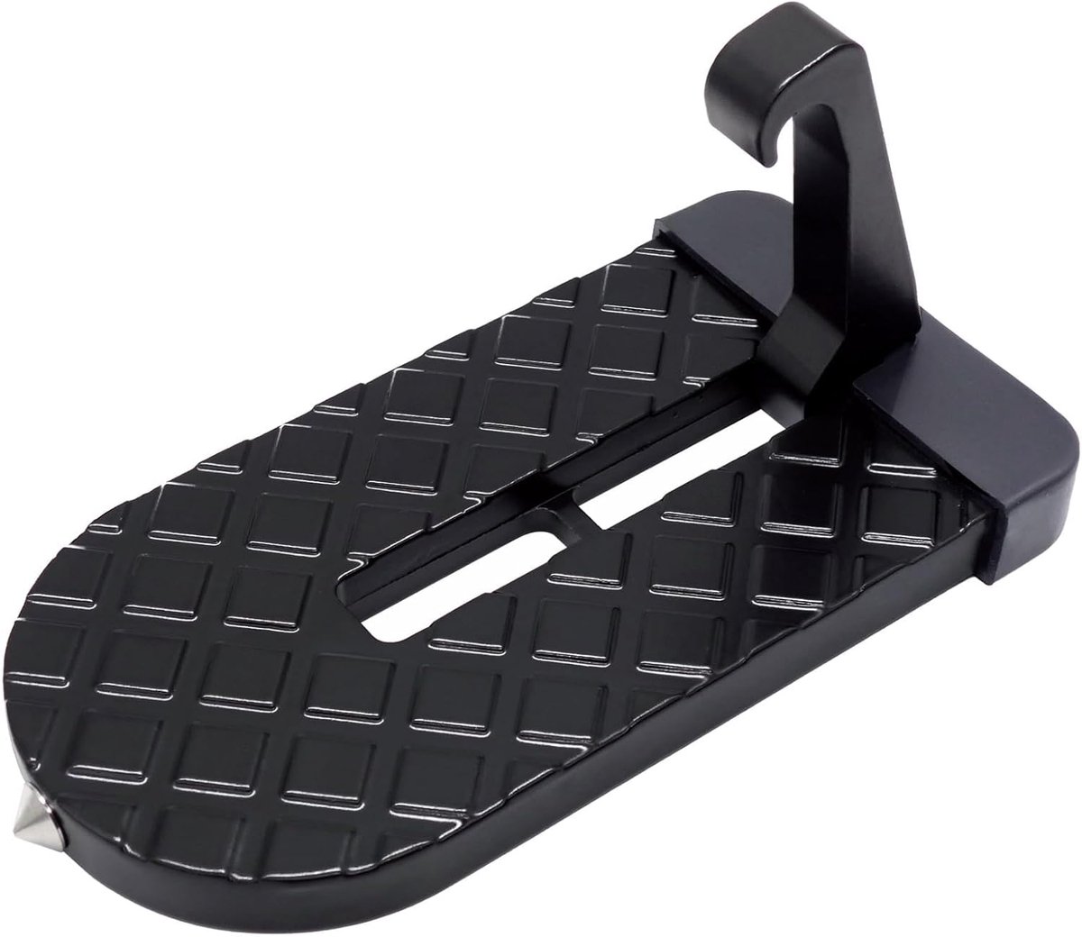 ZVD Opvouwbare treeplank voor auto's - Aluminiumlegering - Draagvermogen van 180 kg - Geschikt voor auto's, SUV's en vrachtwagens - Antislipontwerp - Eenvoudig te installeren - Zwart