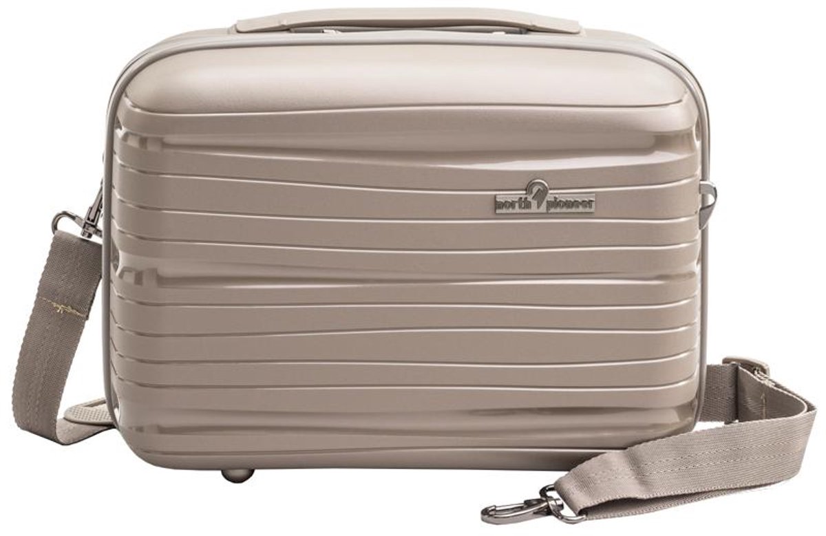North Pioneer OSL Beautycase Dames - Handbagage - Champagne