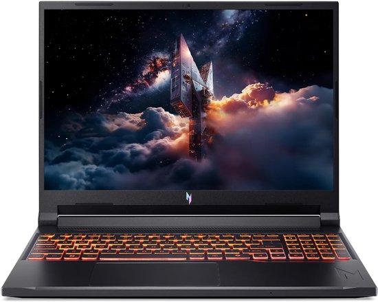 Acer Nitro V 16 AI ANV16-42-R4XJ - Copilot+ PC - Gaming Laptop - 16 inch 180Hz - AMD Ryzen 7 - 32GB - 1TB SSD - RTX4050 - Zwart - Acer - Hoofdafbeelding